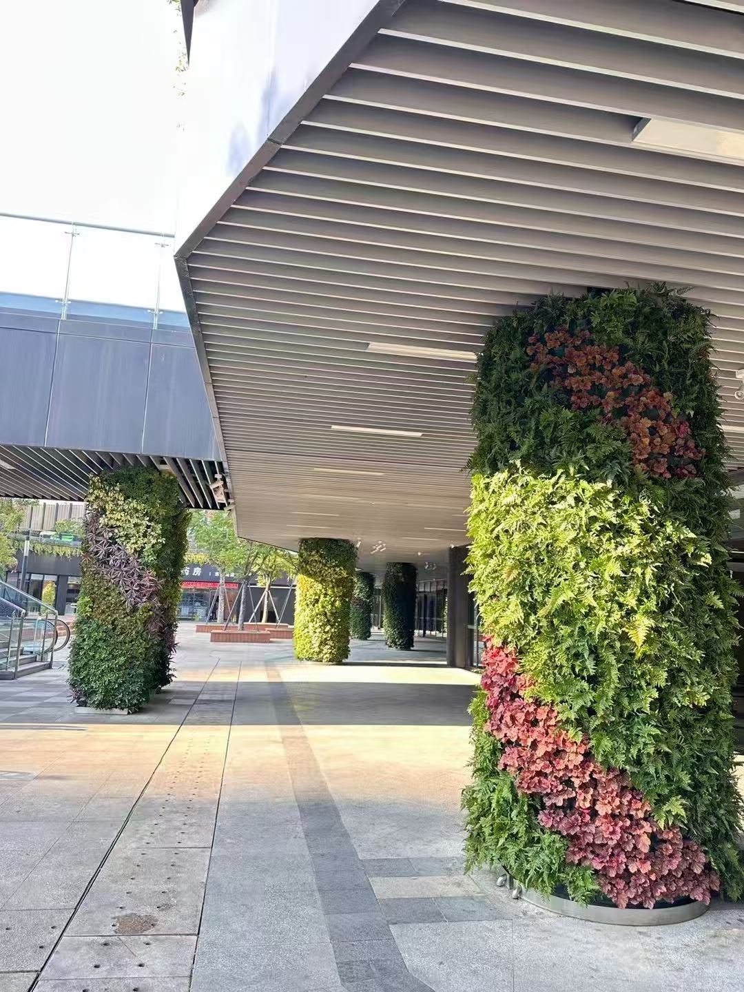 杭州植物墙的工厂货源与景观设计之道